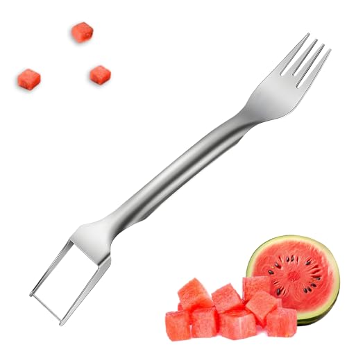 GoHere watermelon cutter 2-in-1 stainless steel fruit watermelon slicer kitchen gadgets watermelon cutter slicer tool