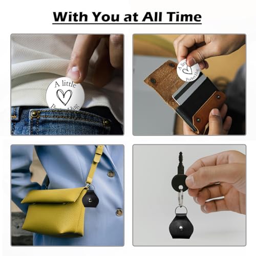 GoHere Pocket Hugs Sobriety Gifts Pocket Hug Token Keychain