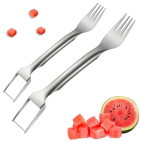 GoHere watermelon cutter 2-in-1 stainless steel fruit watermelon slicer kitchen gadgets watermelon cutter slicer tool