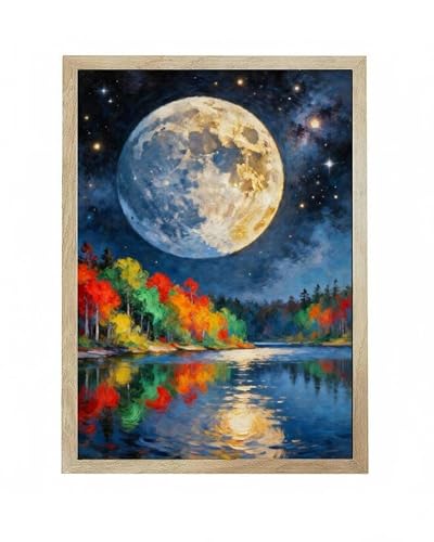 variant:Splashing Ink Moon Starry-Sky