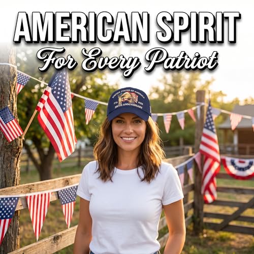 GoHere 250th Anniversary USA Hat for Women