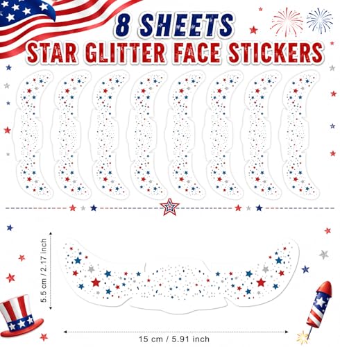 variant:Independence Day Makeup Patches 002