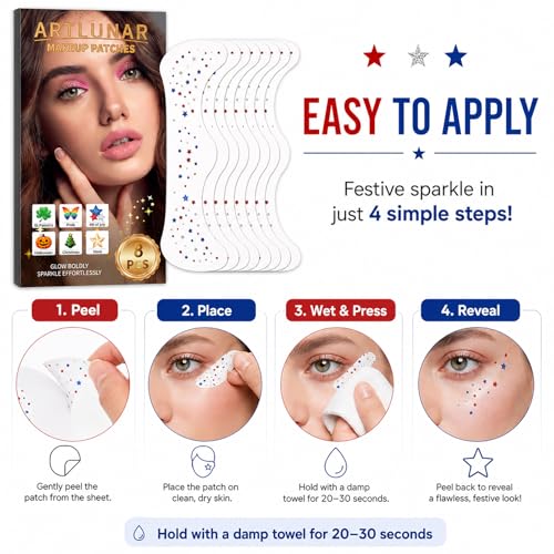 variant:Independence Day Makeup Patches
