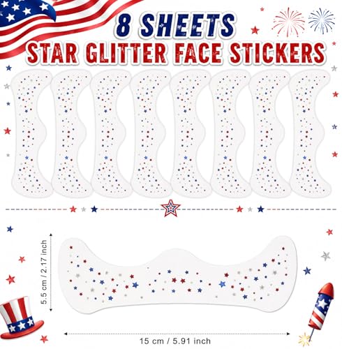 variant:Independence Day Makeup Patches